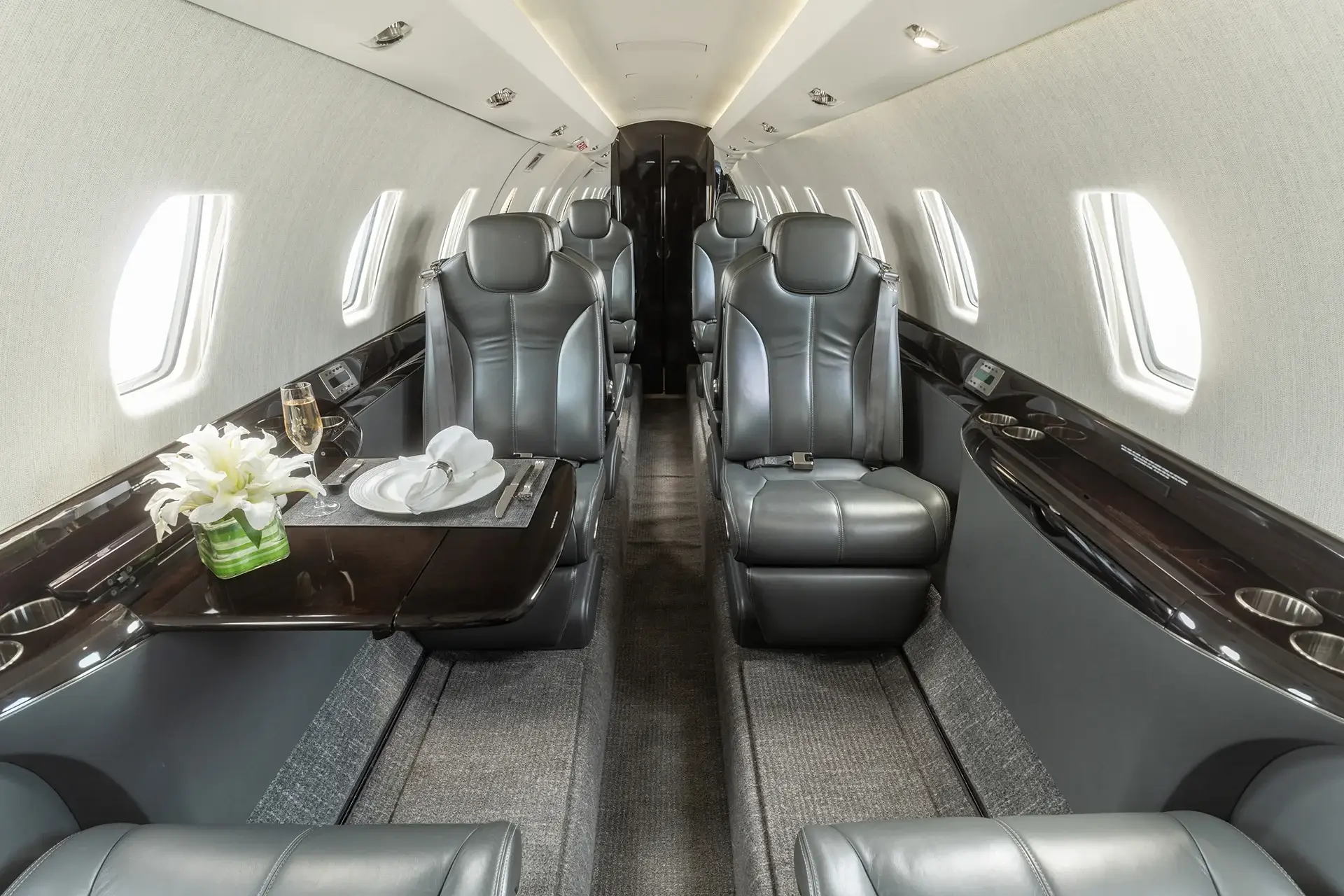 Sun Air Jets Citation X Elite Private Jet Interior
